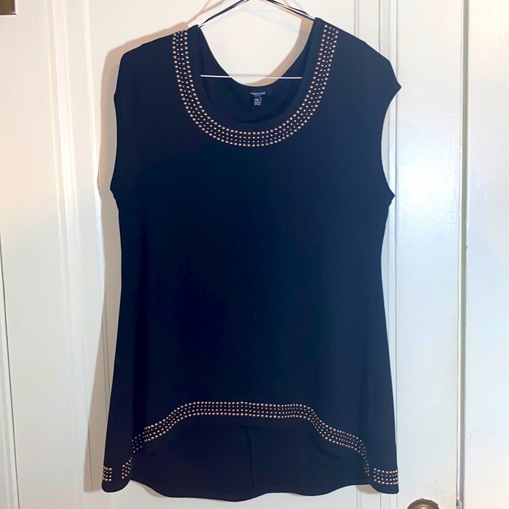 Premise Petite Bling Dress Shirt